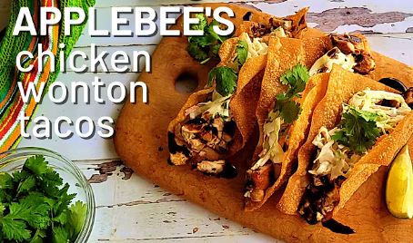 Chicken Wonton Tacos