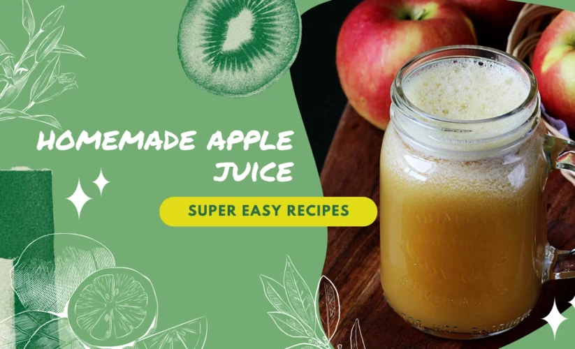 Homemade Apple Juice Recipe (With Blender)