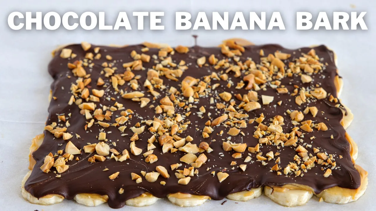Chocolate Banana Bark Recipe – Healthy, Easy & No-Bake Dessert