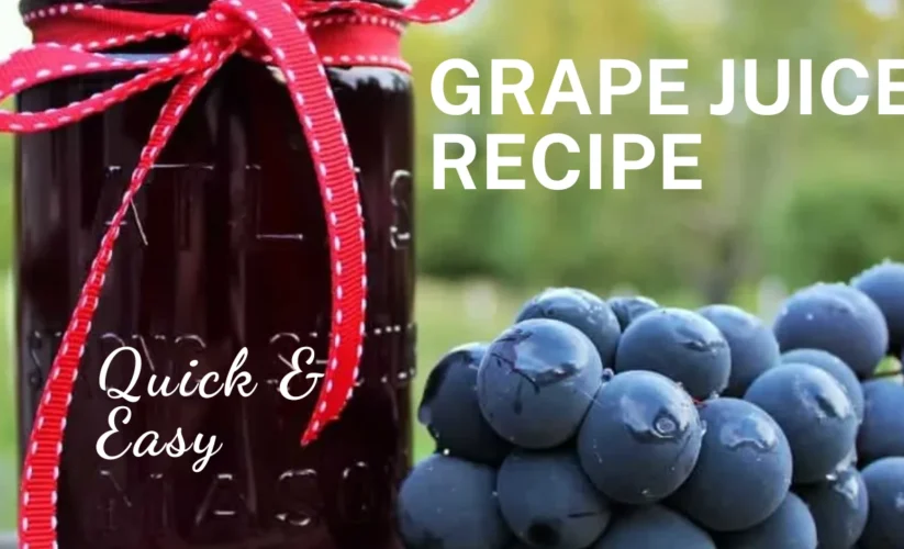 Homemade Concord Grape Juice Recipe