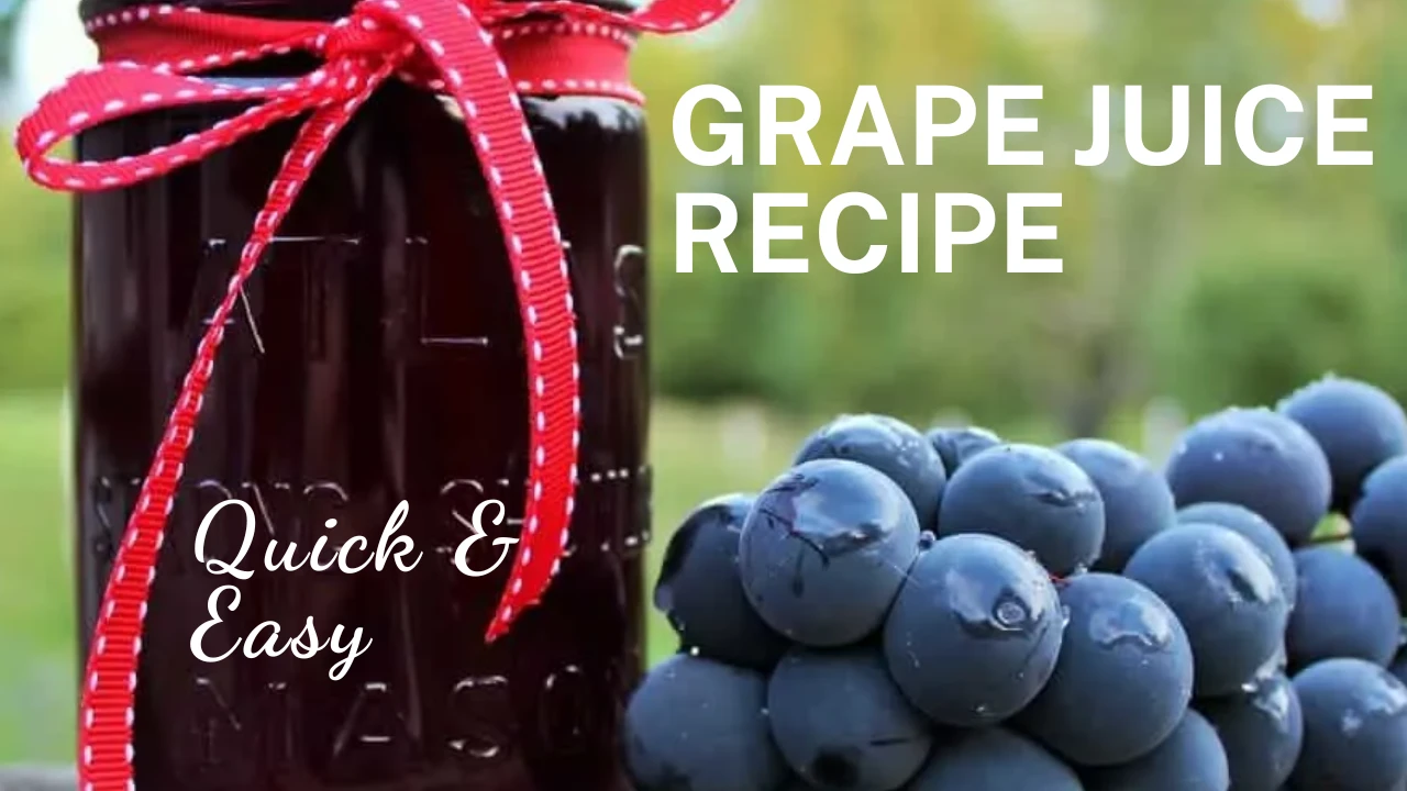 Grape Juice Recipe